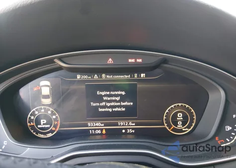 2017 Audi A4 2.0T Premium из США, поврежденный, VIN WAUENAF48HN015462